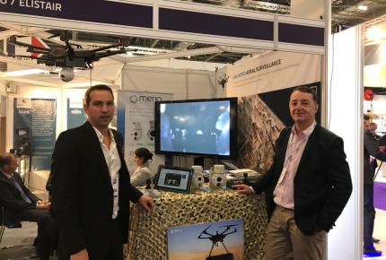 MERIO presented the new gimbal full HD TEMIS XL at DSEI